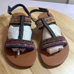 Rampage brand beaded sandals